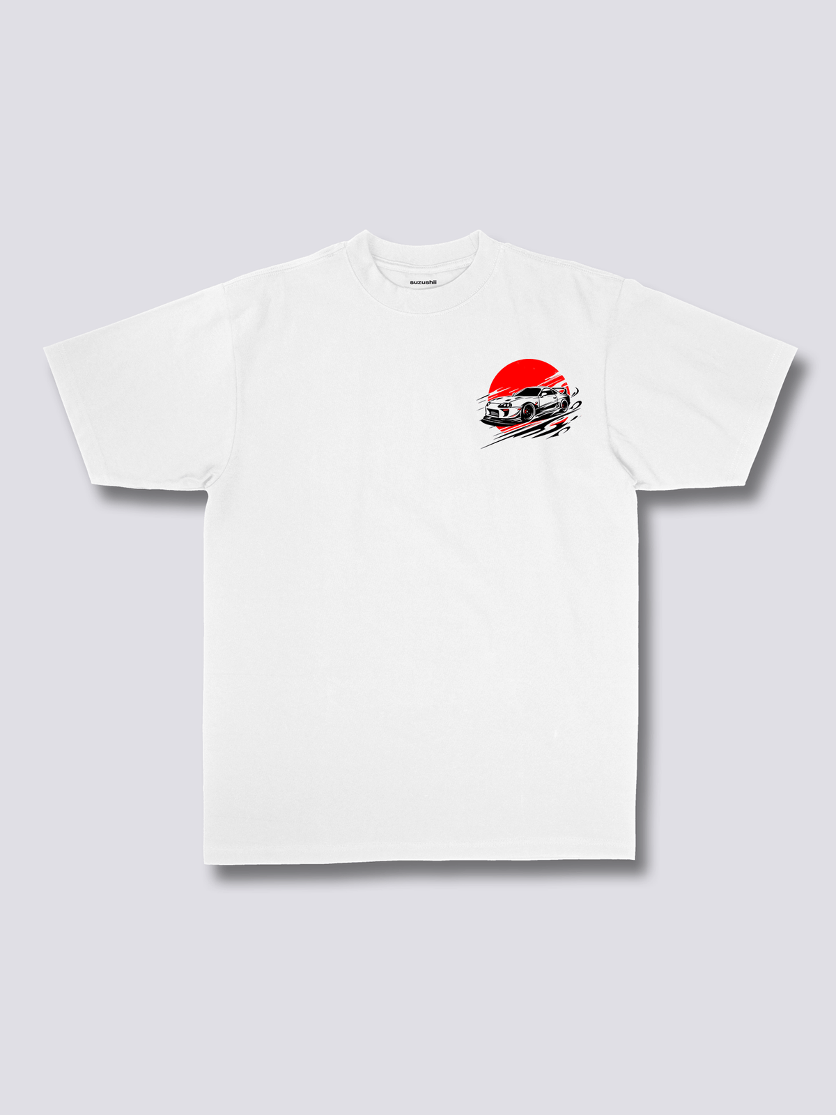 SUPRA MK4 スポーツカーのバックプリントTシャツ