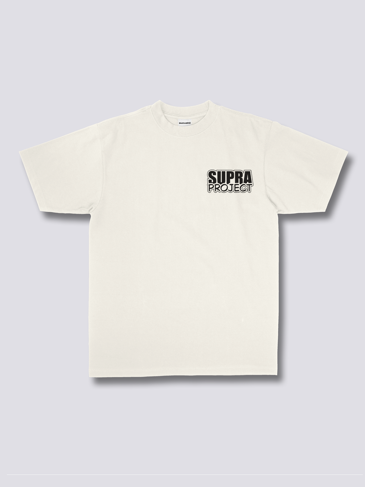 SUPRA PROJECT スポーツカーのバックプリントTシャツ