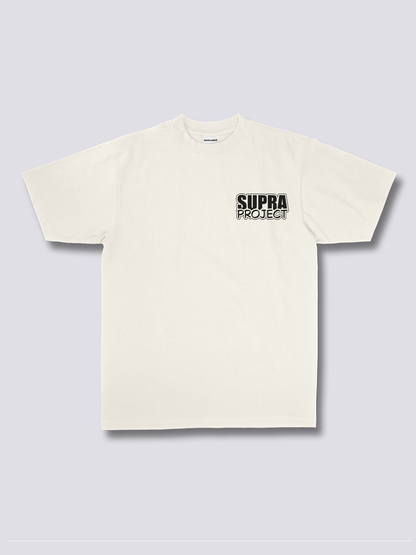SUPRA PROJECT スポーツカーのバックプリントTシャツ