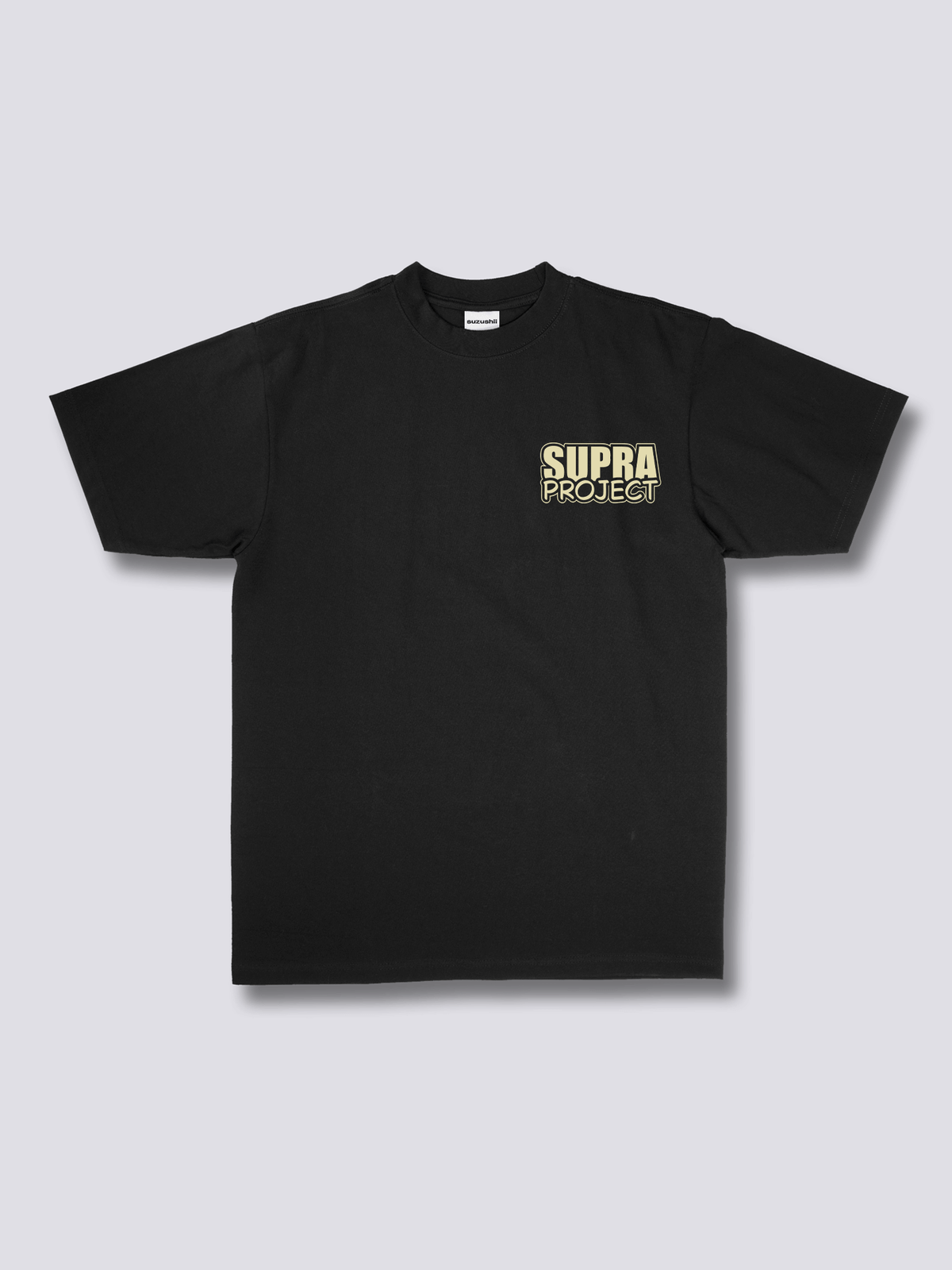 SUPRA PROJECT スポーツカーのバックプリントTシャツ
