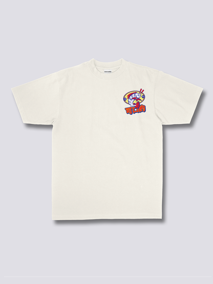 TASTY 魚のバックプリントTシャツ