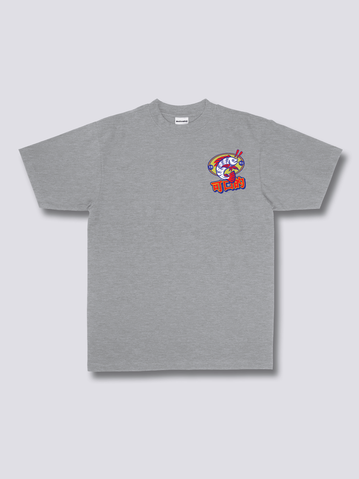 TASTY 魚のバックプリントTシャツ