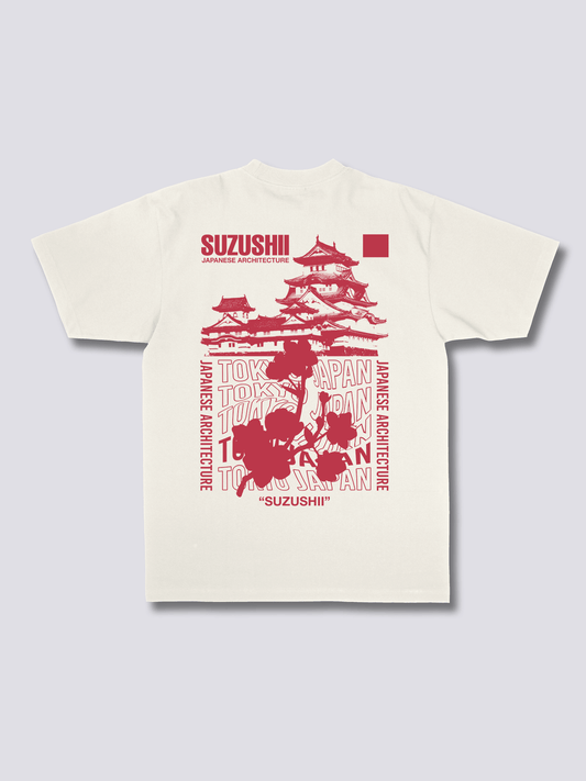 TOKYO CASTLE お城のバックプリントTシャツ