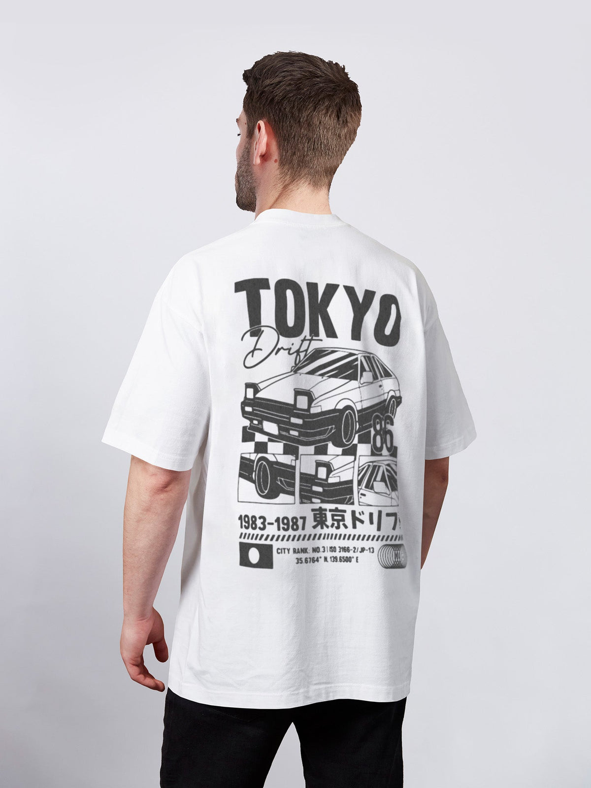 TOKYO DRIFT 東京ドリフトのバックプリントTシャツ