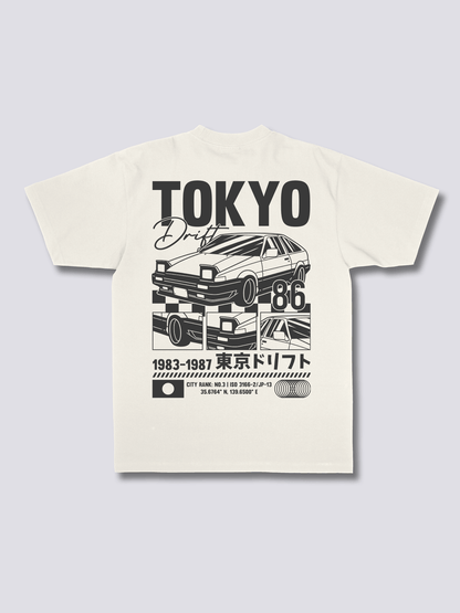 TOKYO DRIFT 東京ドリフトのバックプリントTシャツ