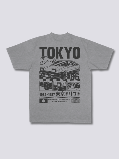 TOKYO DRIFT 東京ドリフトのバックプリントTシャツ