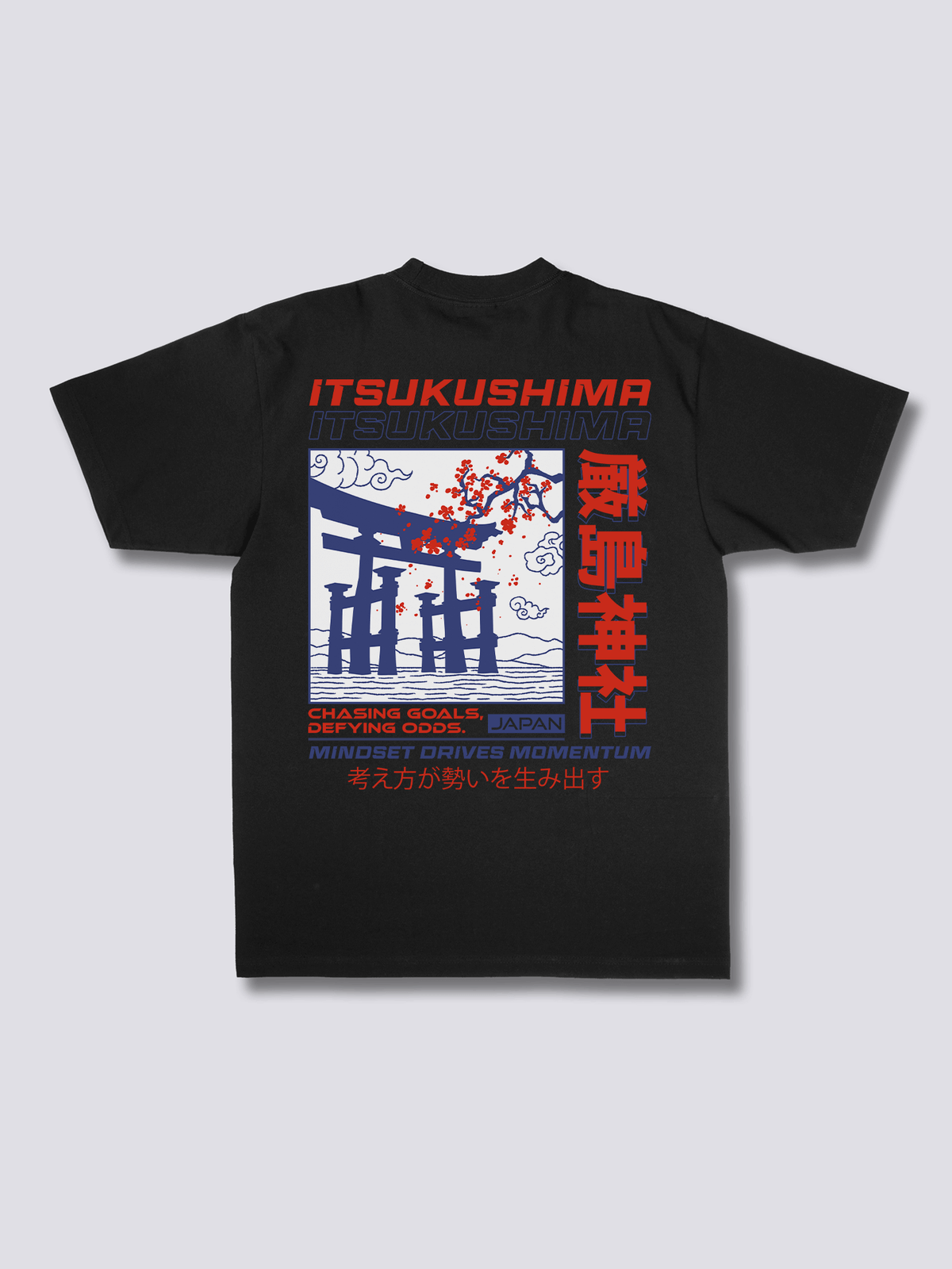 TORII GATE 鳥居のバックプリントTシャツ