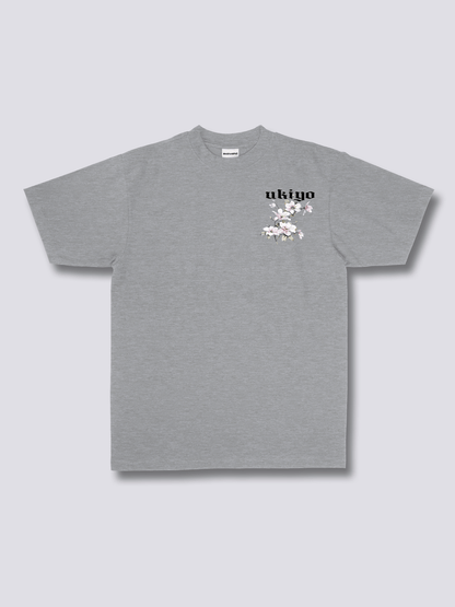 UKIYO 浮世絵風のバックプリントTシャツ