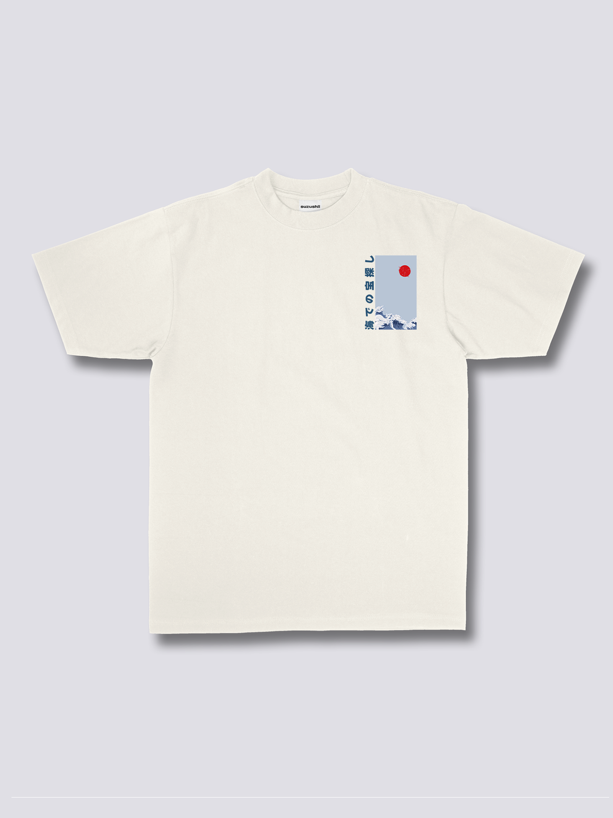 UNEXPECTED 和モダンのバックプリントTシャツ